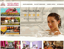 Tablet Screenshot of hoteladua.it